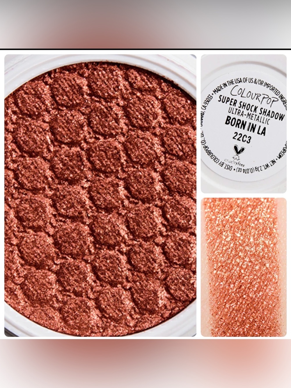 👠Colourpop Limited Edition Supershock Eyeshadow | Born In LA